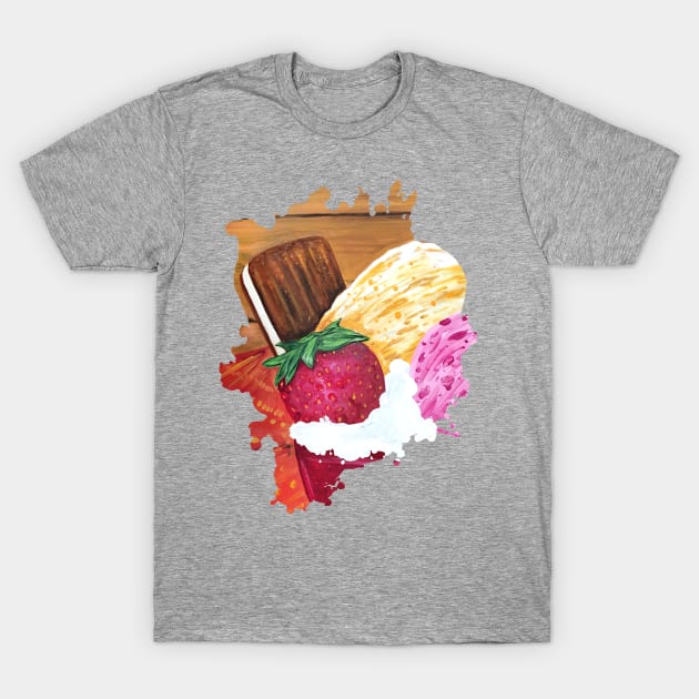 Ice Cream Dream T-Shirt by adamzworld